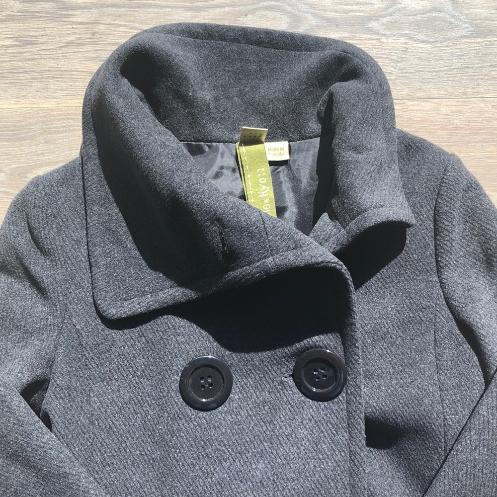 SOIA & KYO Double Breasted Belted Coat